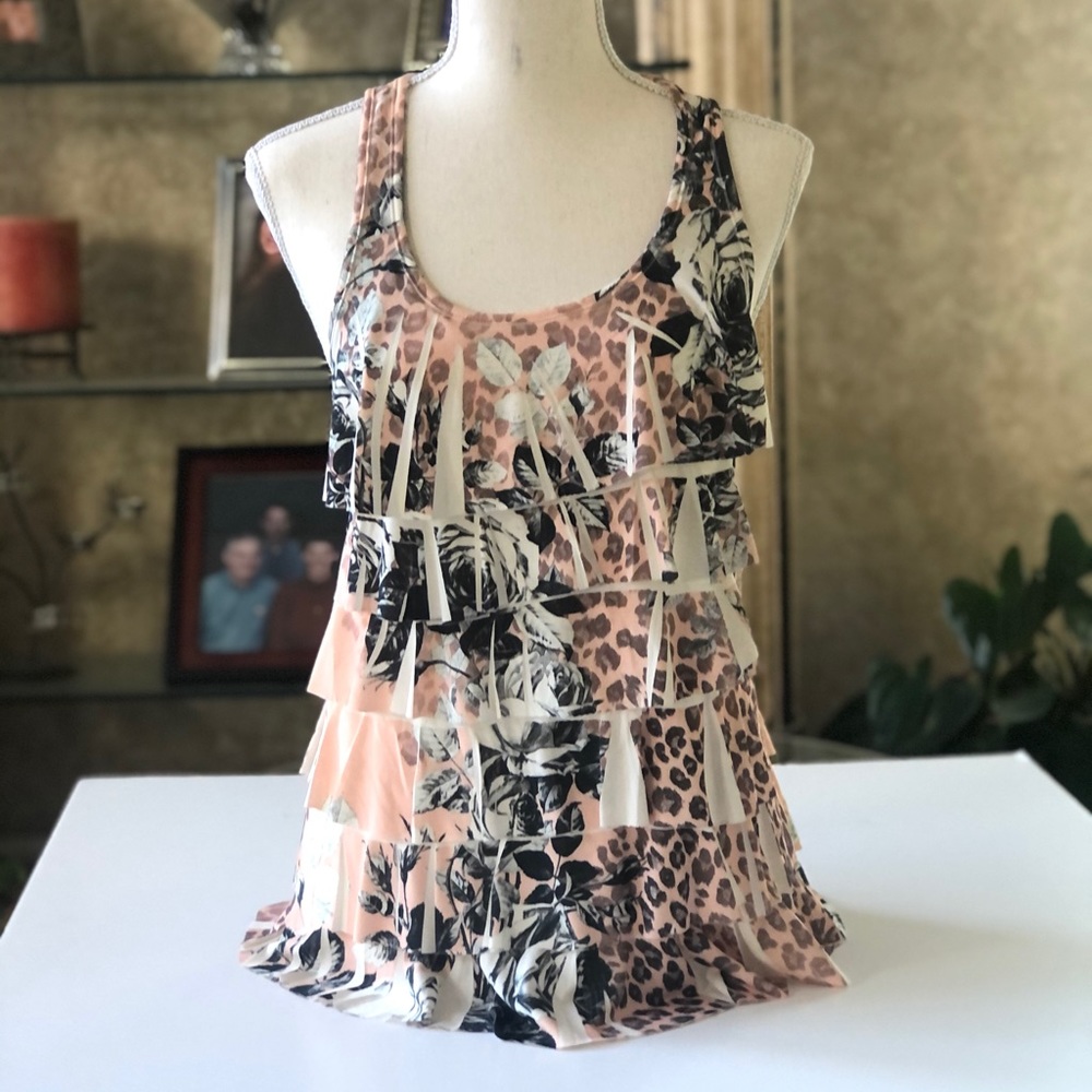 Fun and flirty dressy tank blouse
